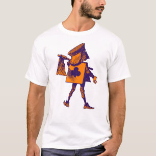 Executioner of Clubs Purple Orange T-Shirt