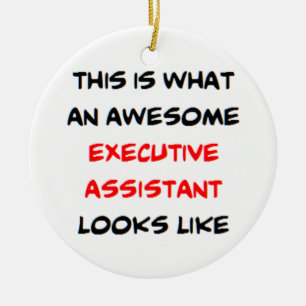 executive assistant, awesome ceramic tree decoration