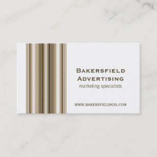 Executive Bars Business Card, Champagne Card