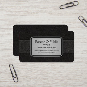 Executive Black Business Card