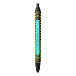 Executive Blue Gold Design Black Ink Pen