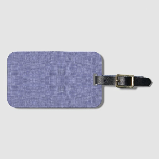 Executive Blue Luggage Tag (Front Horizontal)