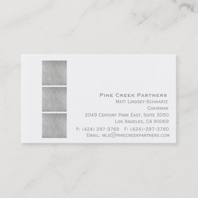 Executive Business Card (Front)