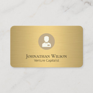 Executive Business Gold Metallic Card