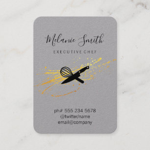 Executive Chef Business Card