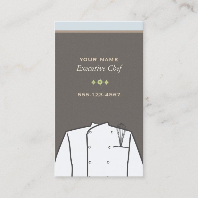 Executive Chef Business Card (Front)