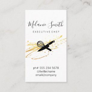 Executive Chef Business Card