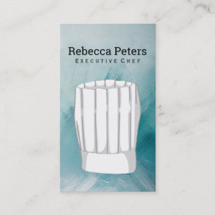 Executive Chef Chef Hat Business Card