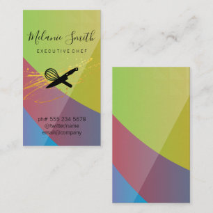 Executive Chef Culinary Business Card