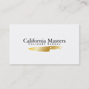 Executive Chef   Gold II Business Card