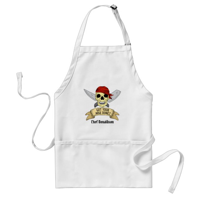 Executive Chef Mise en Place Funny Kitchen Humour Standard Apron (Front)