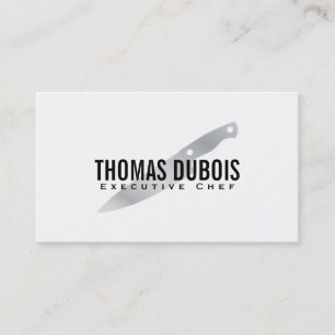 Executive Chef   Silver Business Card