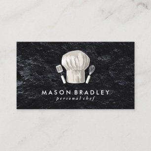 Executive Chef   Slate   Chef Hat Business Card