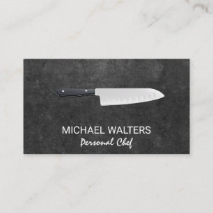 Executive Chef Slate   Culinary Business Card