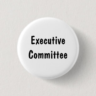 Executive Committee 3 Cm Round Badge