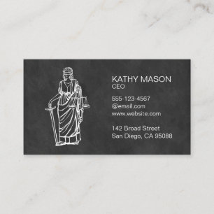 Executive Consultant Lawyer Law Business Card