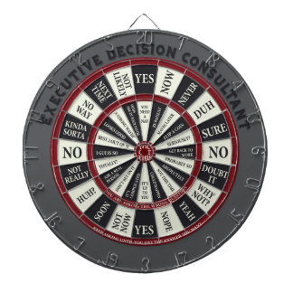 Executive Decision Consultant Dartboard