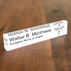 Executive Desk Name Plates