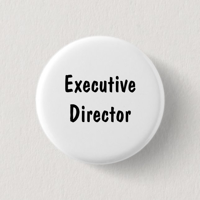 Executive Director 3 Cm Round Badge (Front)