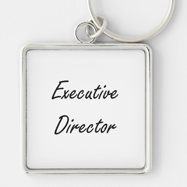 Executive Director Artistic Job Design Key Ring (Front)