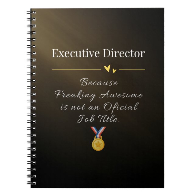 Executive Director Notebook (Front)