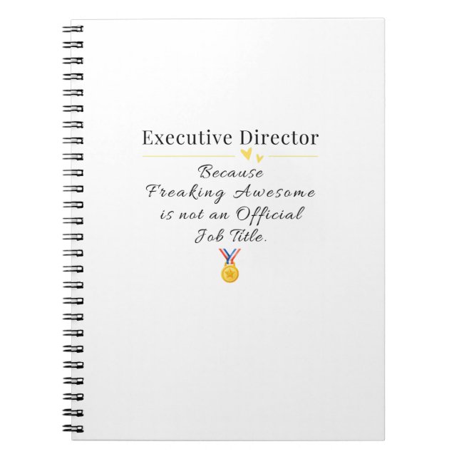 Executive director  notebook (Front)
