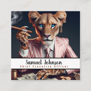 Executive Funny CEO Chief Executive Officer  Square Business Card