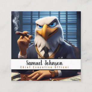 Executive Funny CEO Chief Executive Officer  Square Business Card