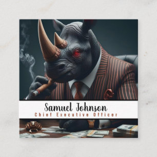 Executive Funny CEO Chief Executive Officer  Square Business Card