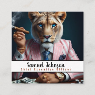 Executive Funny CEO Chief Executive Officer  Square Business Card