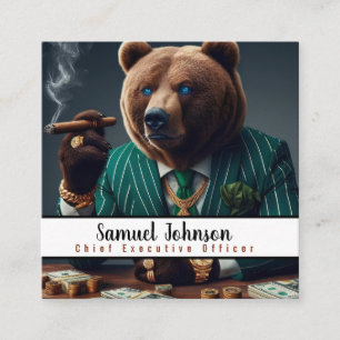 Executive Funny CEO Chief Executive Officer  Square Business Card