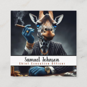 Executive Funny CEO Chief Executive Officer  Square Business Card