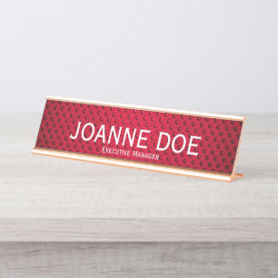 Executive Manager Desk Name Plate