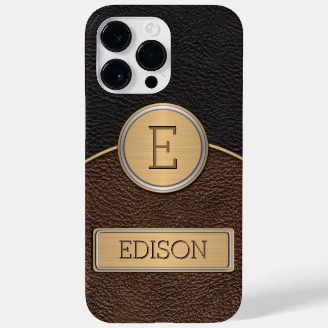 Executive Monogram Name Template Case-Mate iPhone Case (Back)