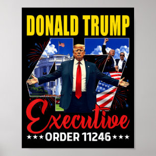 Executive Order 11246 47th President Trump 2025 Us Poster