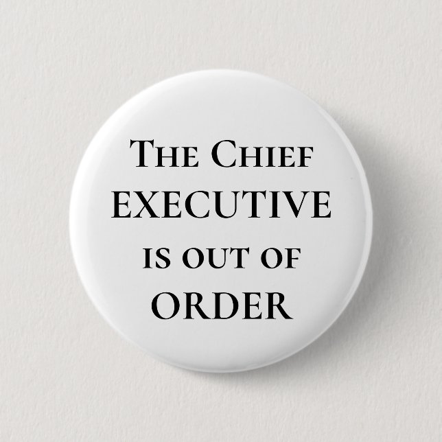 Executive Order Opinion Button (Front)