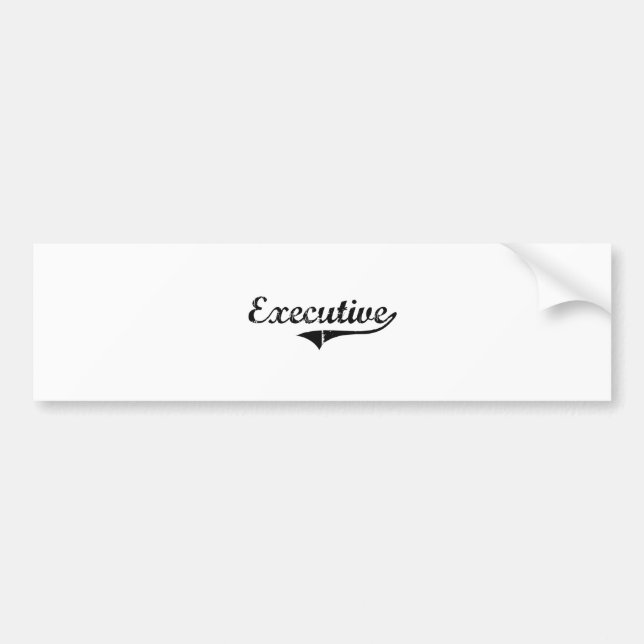 Executive Professional Job Bumper Sticker (Front)