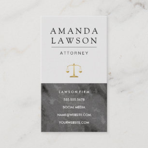 Executive Series   Marble Law Appointment Card