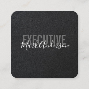 Executive   Signature Series Lux Square Business Card