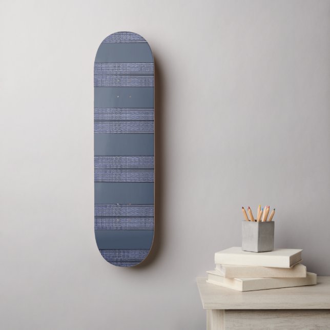 Executive Striped-Blue-II   Skateboard (Wall Art)