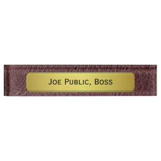 Executive's Gold Name Plate Effect