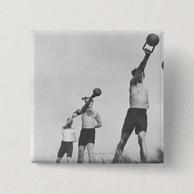 Exercise 15 Cm Square Badge (Front)