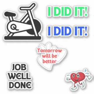 Exercise, Affirmative quote, Bike, I Did It