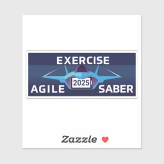 Exercise Agile Sabre 3 Sticker