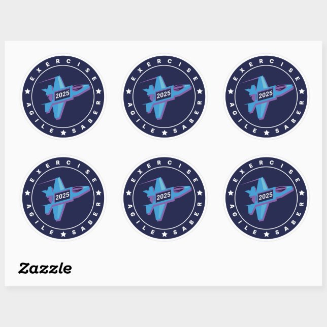Exercise Agile Sabre 6 Count Sticker Sheet (Sheet)
