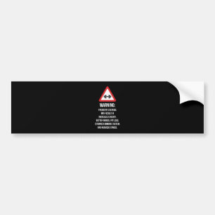 Exercise Benefits - Warning - Workout Motivational Bumper Sticker