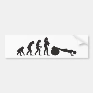 Exercise Bumper Sticker