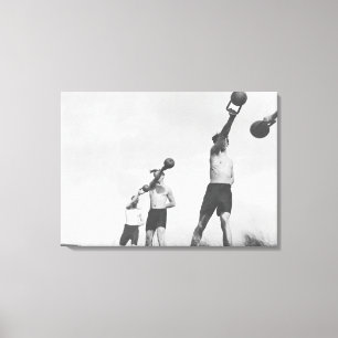 Exercise Canvas Print