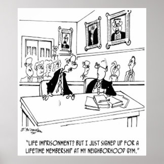 Exercise Cartoon 5311 Poster