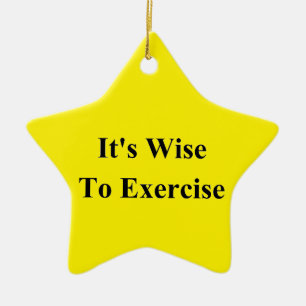 Exercise Ceramic Tree Decoration